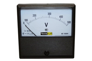 Вольтметр щитовой переменного тока ПРОФКИП Э80В