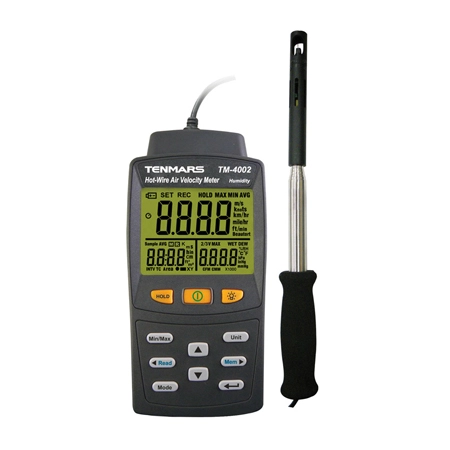 Портативный цифровой термоанемометр TM-4002