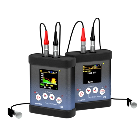 SV 102 шумомер двухканальный, дозиметр шума, анализатор спектра