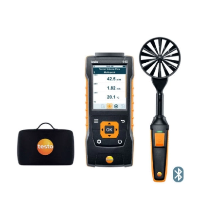 Testo 440 комплект с крыльчаткой 100 мм с Bluetooth
