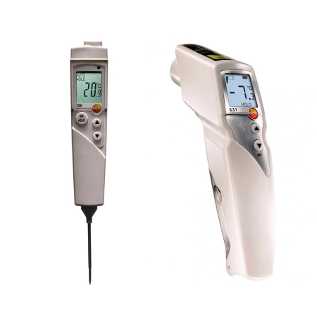 Testo 831 и Testo 106 (комплект инфракрасного и проникающего термометра)