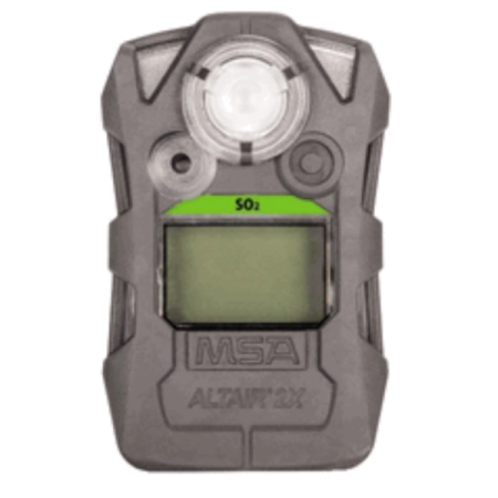 ALTAIR 2X NO₂ газоанализатор, пороги тревог 2,5 ppm и 5 ppm