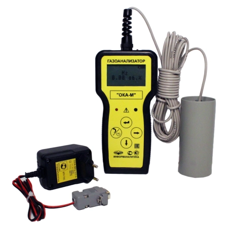 Газоанализатор переносной ОКА-92М-O2-C6H14, взрывозащищенное исполнение