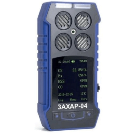 Газоанализатор переносной ЗАХАР-04 (CH4-CO-O2-H2S)