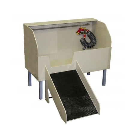 Ванна для животных №1 из полипропилена (с дверцей, душ)