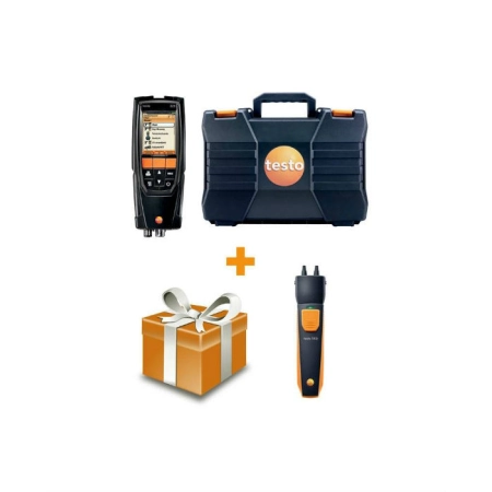 Testo 320 с H2-компенсацией газоанализатор + testo 510i смарт-зонд (комплект)