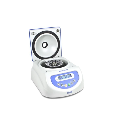 Мини центрифуга высокоскоростная BioSan Microspin 12 (1000-14500 об/мин)
