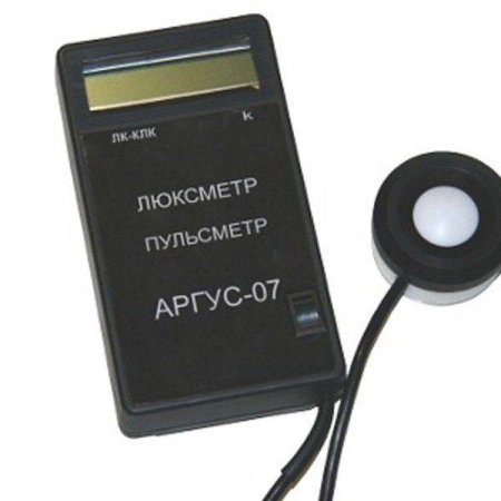 АРГУС-07 люксметр-пульсметр