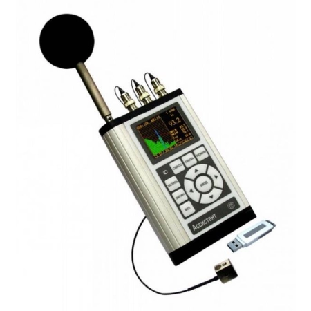 Шумомер, виброметр, анализатор спектра АССИСТЕНТ SIU V1