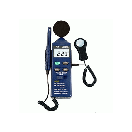 Шумомер, люксметр и измеритель влажности PCE EM 882