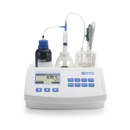 HI84532 мини титратор для измерения титруемой кислотности и рН в фруктовых соках