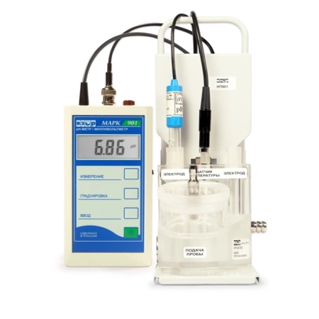 pH-метр/милливольтметр портативный МАРК-901/1 (с раздельными электродами)