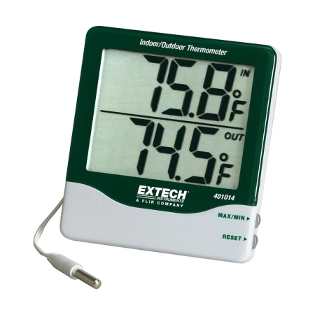 Комнатный/наружный термометр Extech 401014 с большим дисплеем