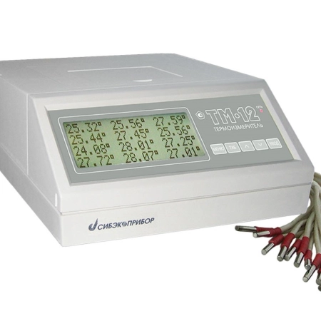 Измеритель температуры многоканальный прецизионный Термоизмеритель ТМ-12