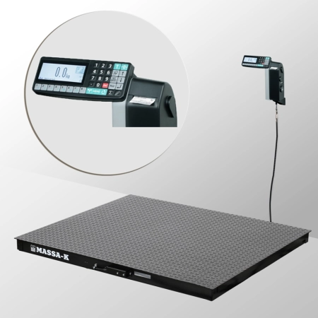 4D-PM-7-3000-RL весы платформенные с печатью этикеток