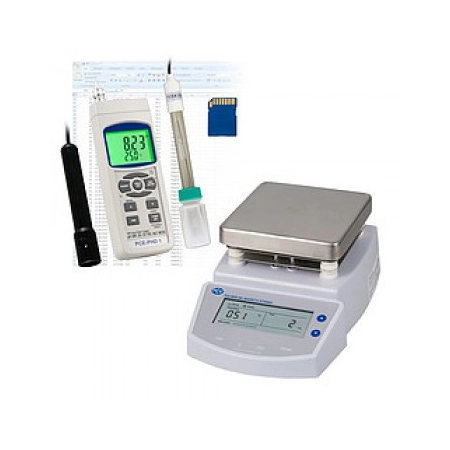 рН-метр PCE-PHD1-MSR300 вкл. магнитную мешалку PCE-MSR 300