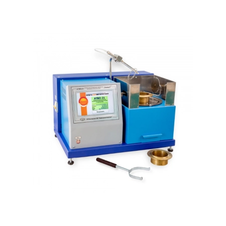 ЛинтеЛ АТВО-21 аппарат автоматический для определения температуры вспышки в открытом тигле с газовым поджигом