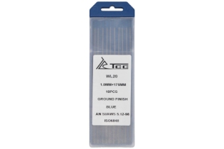 Вольфрамовый электрод синий WL20-175/1.6 (10 шт) 067110