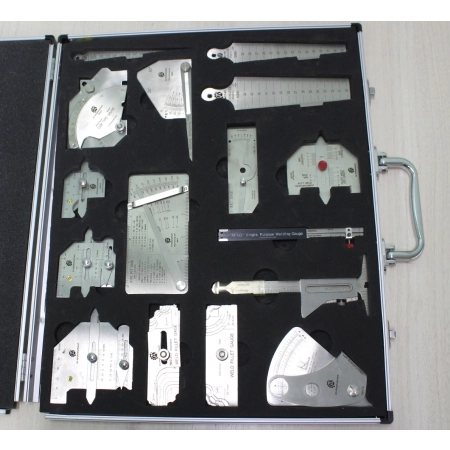 Набор шаблонов измерительных в упаковочном чемодане с калибровкой