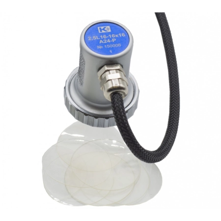 2,5L16-1,0x16-A24-P прямая фазированная решетка, 16 эл, 2,5 МГц