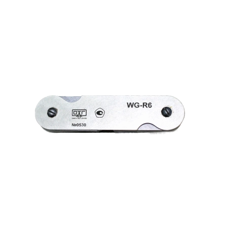 Набор шаблонов сварщика WG-R (ОТГ) WG-R6 (Набор радиусных №6)