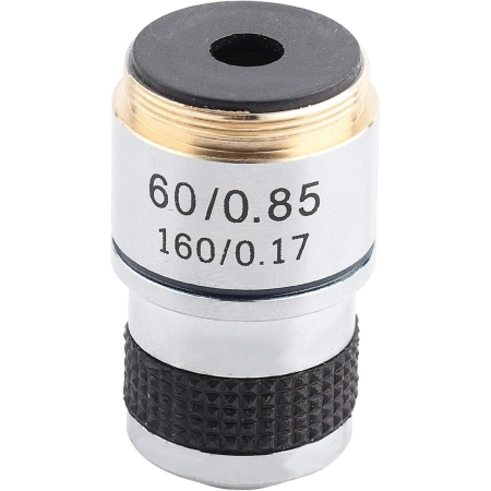 Объектив 60X/0,85 (160/0,17) подпружиненный для микроскопа