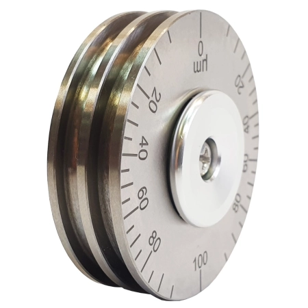 Толщиномер мокрого слоя: диск-колесо В7-1702/100А нержавеющая сталь, диапазон 0–100 мкм (шаг 5 мкм)