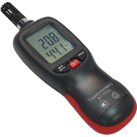 Термогигрометр со встроенным зондом В7-ТГ83 с поверкой