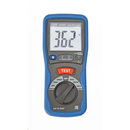 DT-5301 измеритель сопротивления петли фаза-нуль