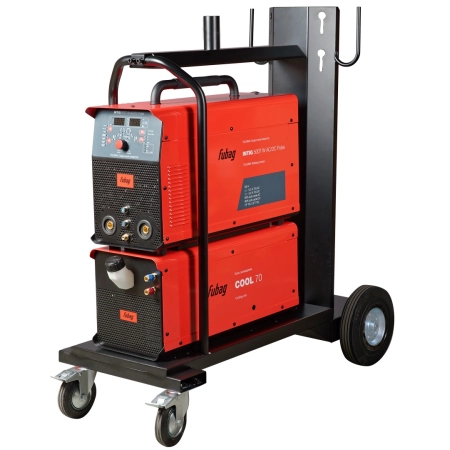 Сварочный инвертор FUBAG INTIG 500 T W AC/DC ПУЛЬС (PULSE) + Горелка FB TIG 18 5P 4 м + Блок жидкостного охлаждения Cool 70 + Тележка для аппаратов