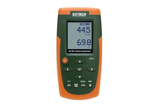 Термоанемометр с нитью накала/измеритель расхода воздуха Extech AN500
