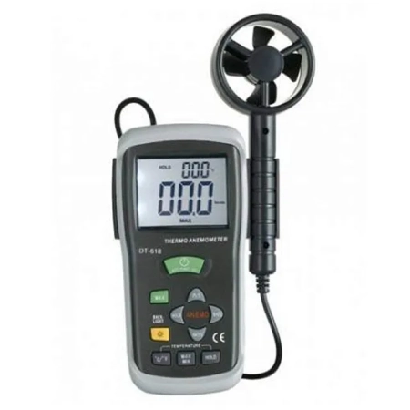 Измеритель скорости воздуха и температуры DT-618