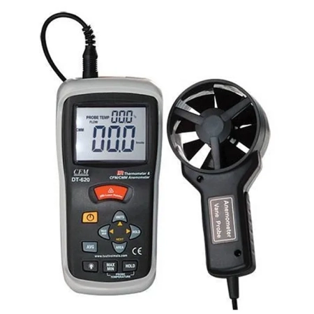 Измеритель скорости воздуха и температуры DT-620