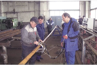 Установка высокоскоростного ПАУЗК бурильных труб