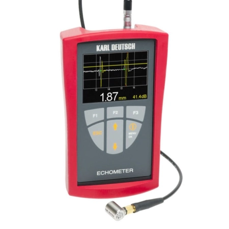 Высокопрецизионный ультразвуковой толщиномер ECHOMETER 1077 Data с A-сканом