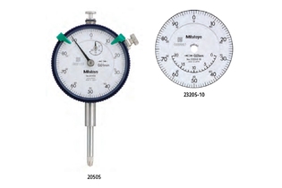 Индикаторы часового типа с диапазоном 20 мм серии 2