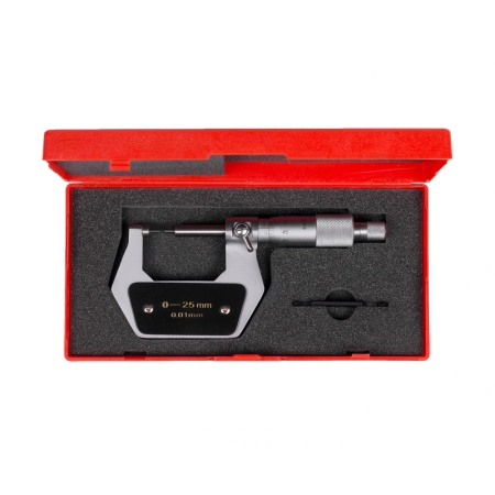 Микрометр с мал.изм.губ. МК-МП- 25 0,01 ЧИЗ* калибр.