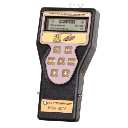 Поверка измерителя толщины защитного слоя бетона ИПА-МГ4