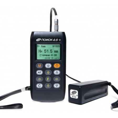 Поверка измерителя толщины защитного слоя бетона ПОИСК-2.5